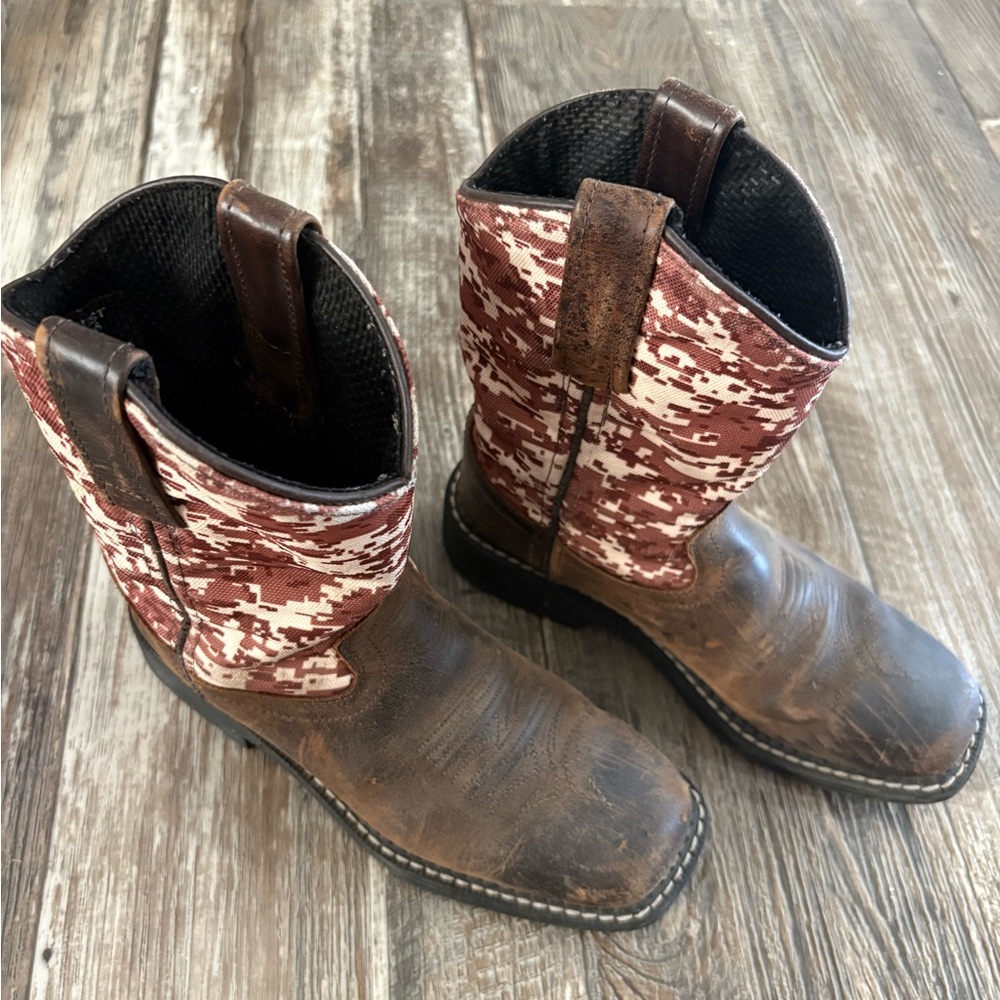 Old West, Brown Western Boots - Youth Size 1